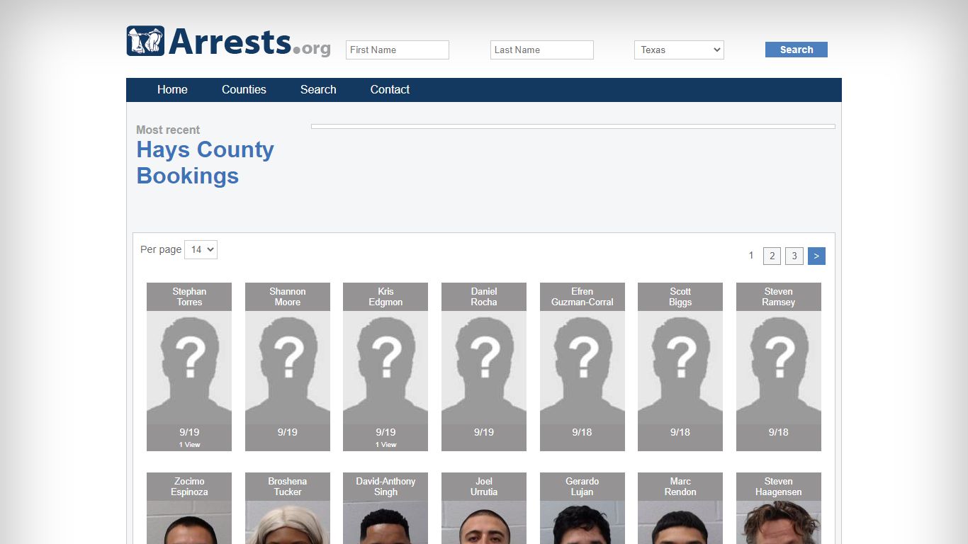 Hays County Arrests and Inmate Search